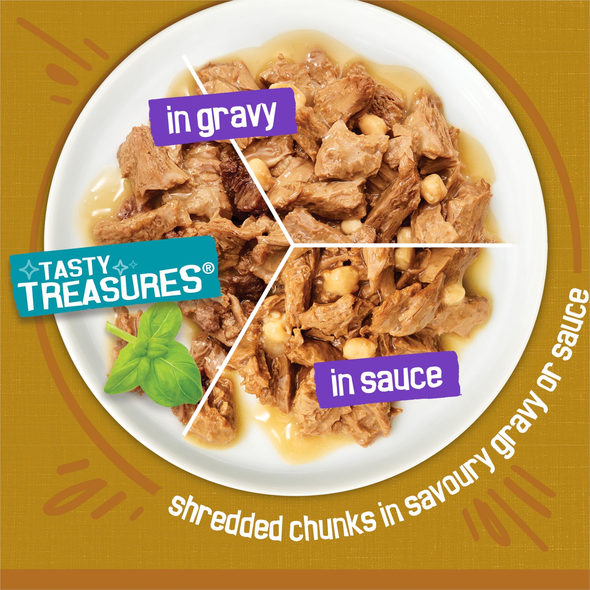 Friskies Tasty Treasures Wet Cat Food, Poultry & Fish Combo Variety Pack 3 Flavours - 156 g Can (24 Pack)