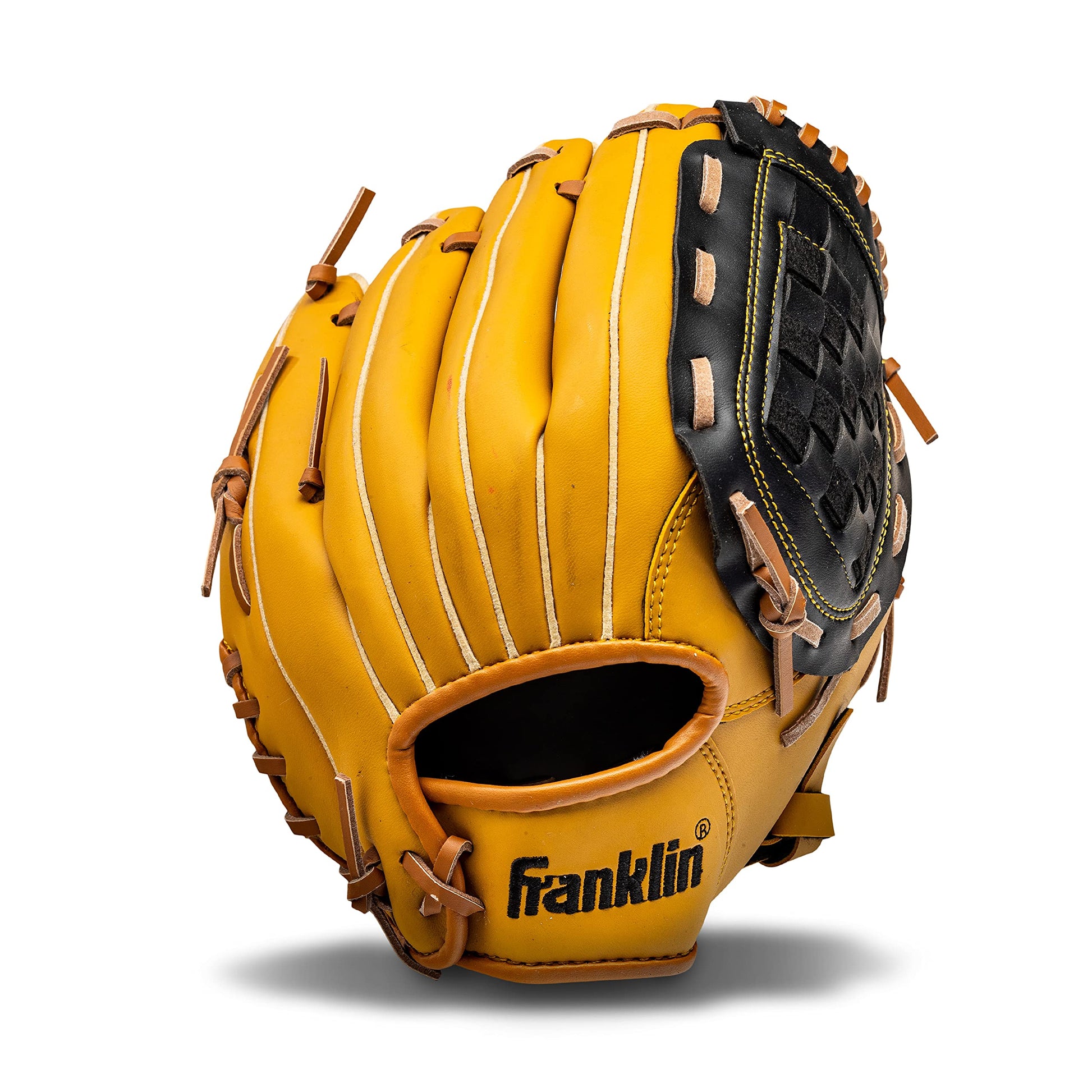 Franklin Sports Baseball and Softball Glove - Fieldmaster Adult + Youth Baseball Gloves - Mens + Womens Infield + Outfield Mitt - Right Hand Throw - 10.5" Franklin Sports