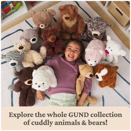 GUND Grahm Teddy Bear, Premium Stuffed Animal for Ages 1 and Up, Brown, 12”