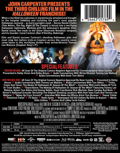 Halloween III : Le Sang du sorcier (1982) - Édition limitée Steelbook 4K Ultra HD + Blu-ray