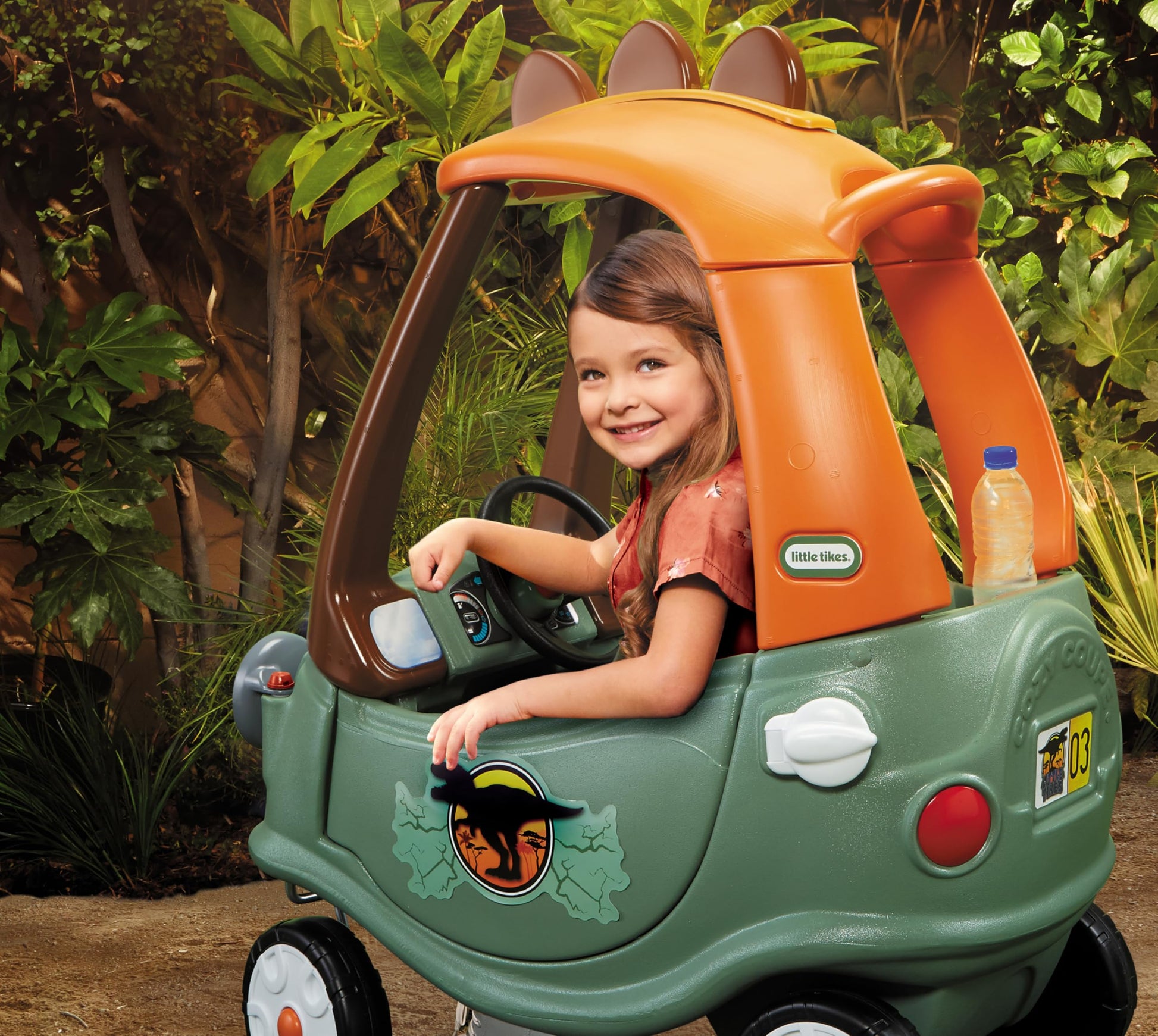 little tikes T-Rex Cozy Coupe by Dinosaur Ride-On Car for Kids, Multicolor Large 🍁 All In One Marketplace Canada Little Tikes