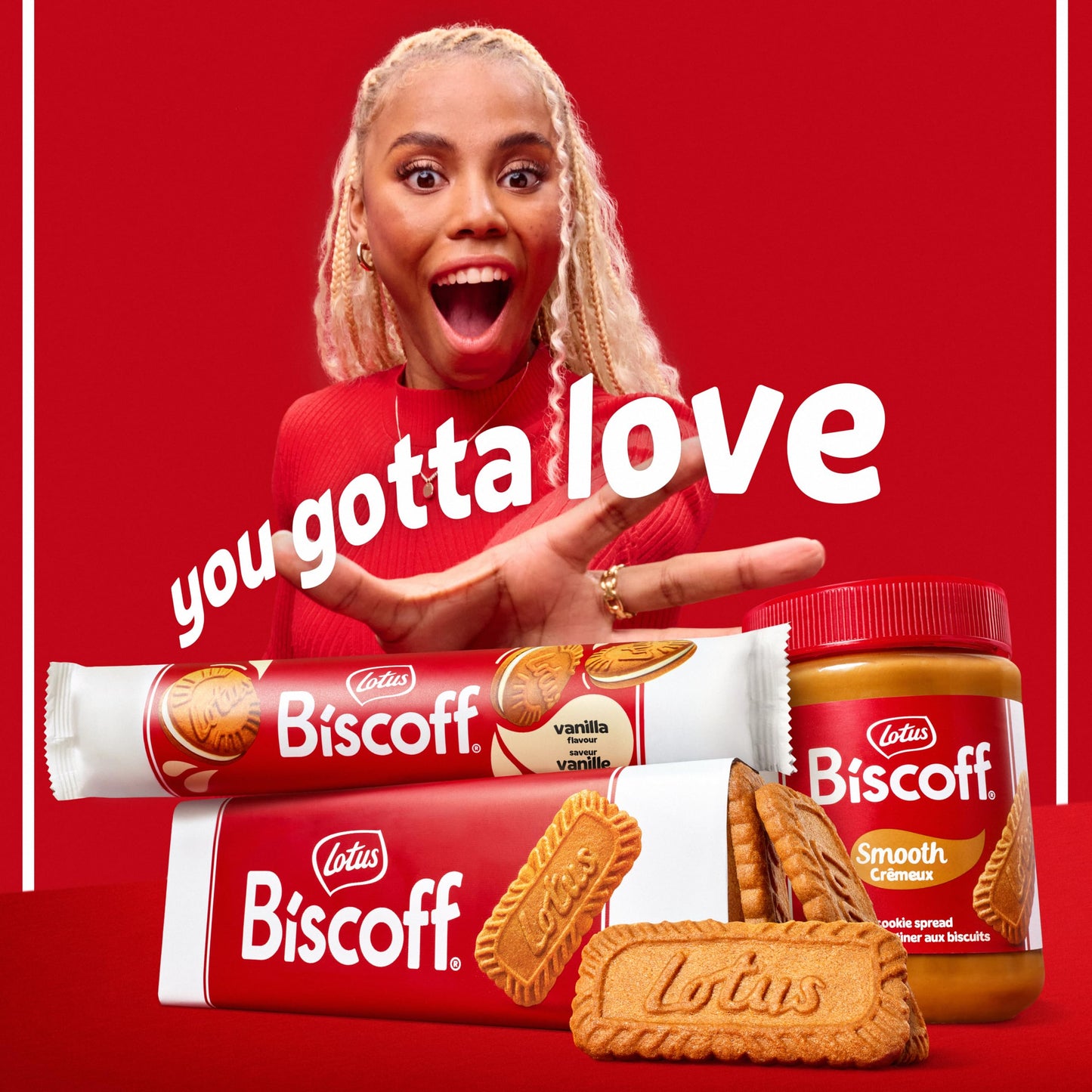 Lotus Biscoff Caramelized Biscuit Cookies - 300 Individual Packs (1875g)