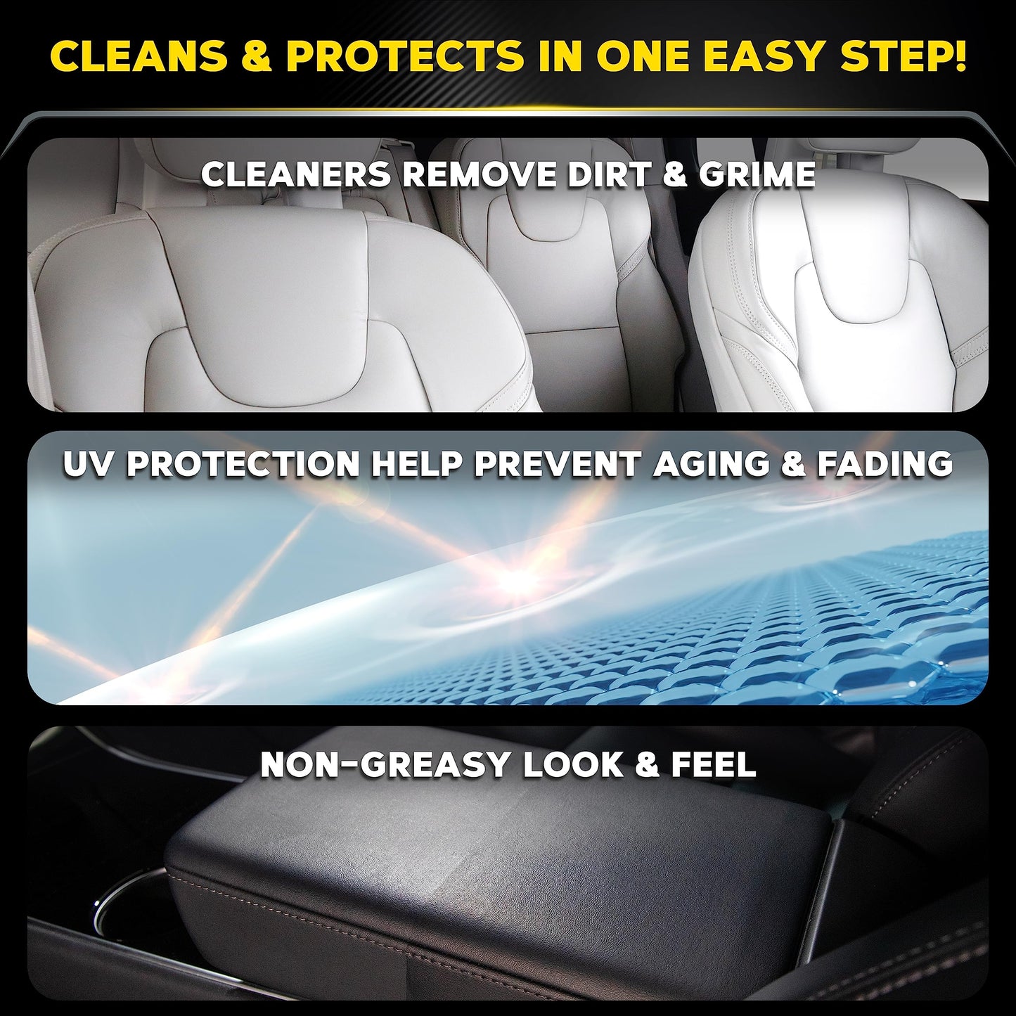 Meguiar's Gold Class Synthetic Leather Cleaner & Conditioner - G230716C - 15.2 oz