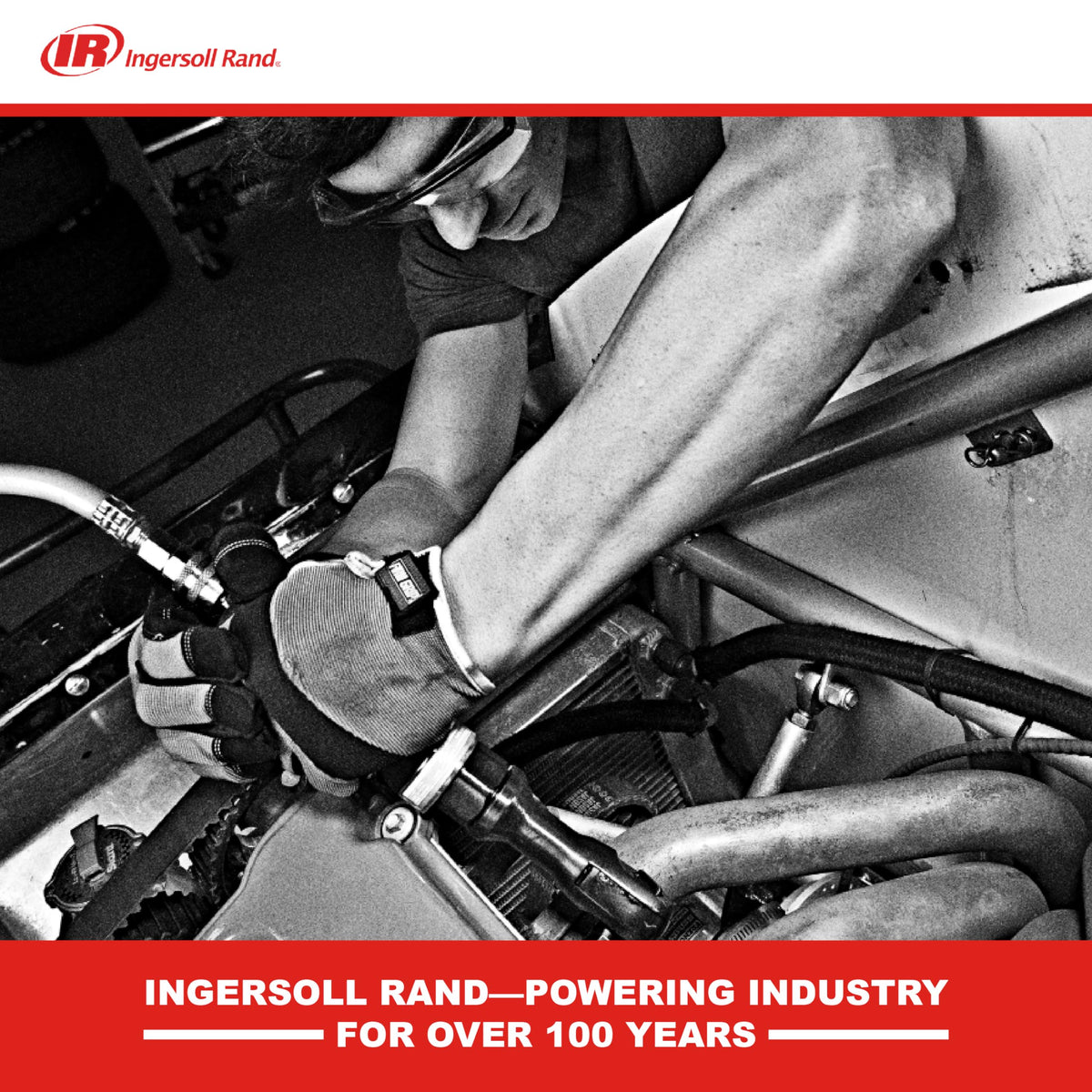Ingersoll Rand 114GQC Air Hammer with 3-Piece Set, Tapered Punch, Panel Cutter, Flat Chisel, 2-5/8" Stroke, 3500 BPM, Plastic Handle, Gray