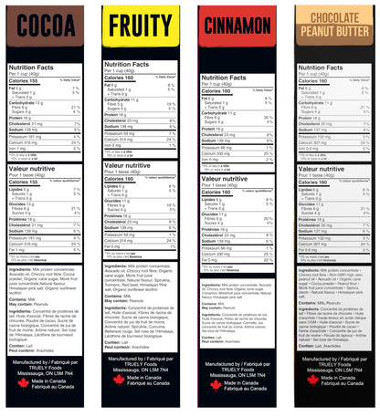 Truely High Protein Cereal Variety Pack, Pack of 4