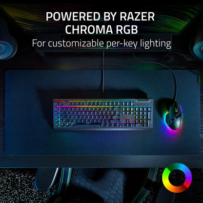 Razer BlackWidow V4 X Mechanical Gaming Keyboard, Yellow Switches, Black 🍁 All In One Marketplace Canada
