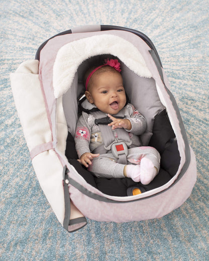 Skip Hop Winter Car Seat Cover, Stroll & Go, Pink Heather 🍁 All In One Marketplace Canada