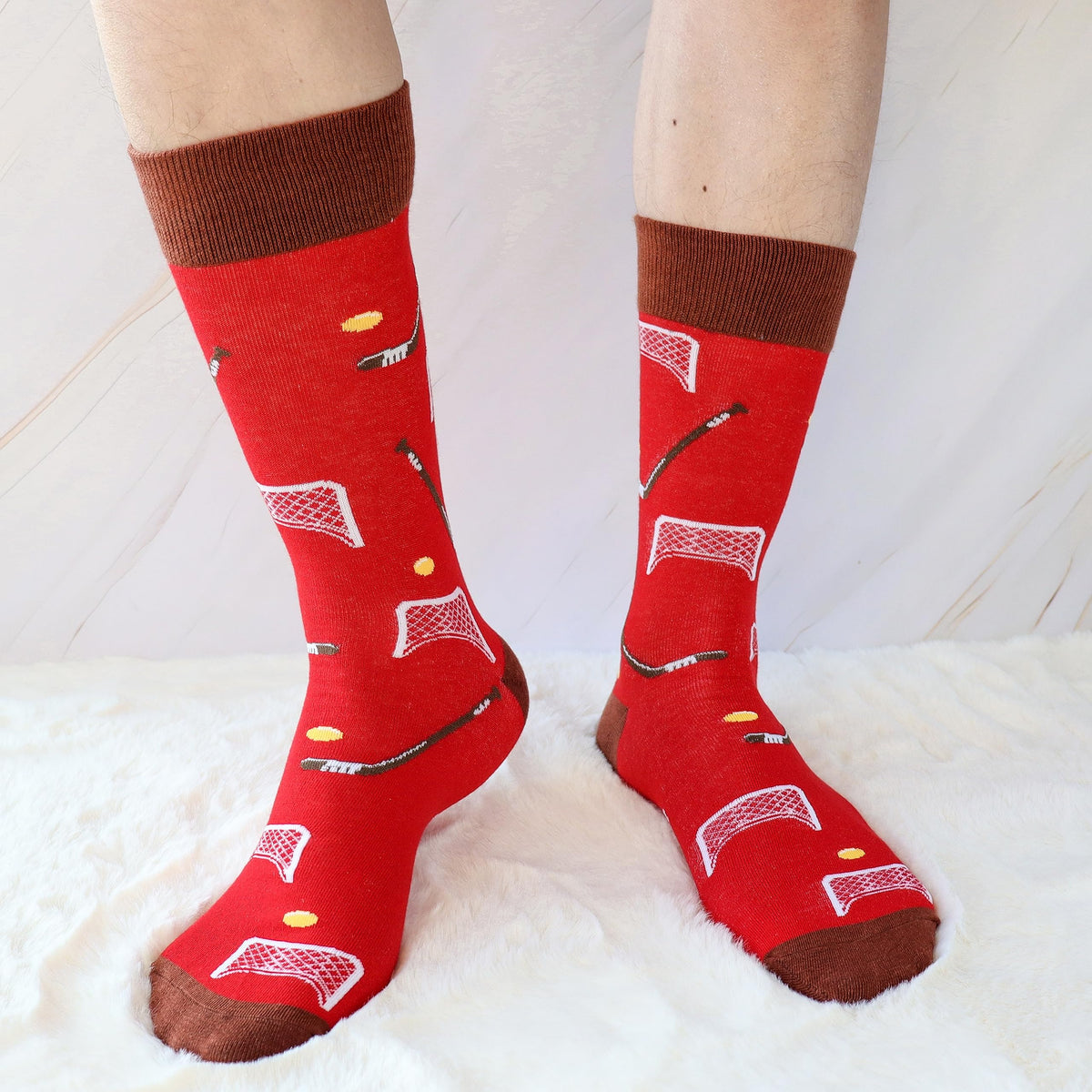Moyel Hockey Socks Funny Gifts for Men Teen Boys Size 7-13 🍁 All In One Marketplace Canada
