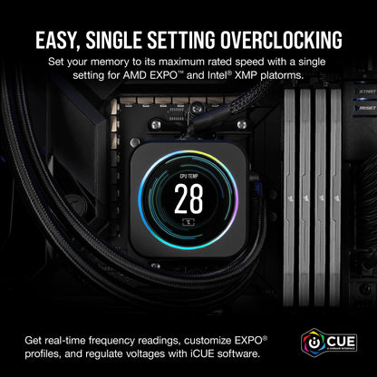 Corsair Vengeance DDR5 16GB (2 x 8GB) Up to 6000MHz AMD Intel RAM Corsair