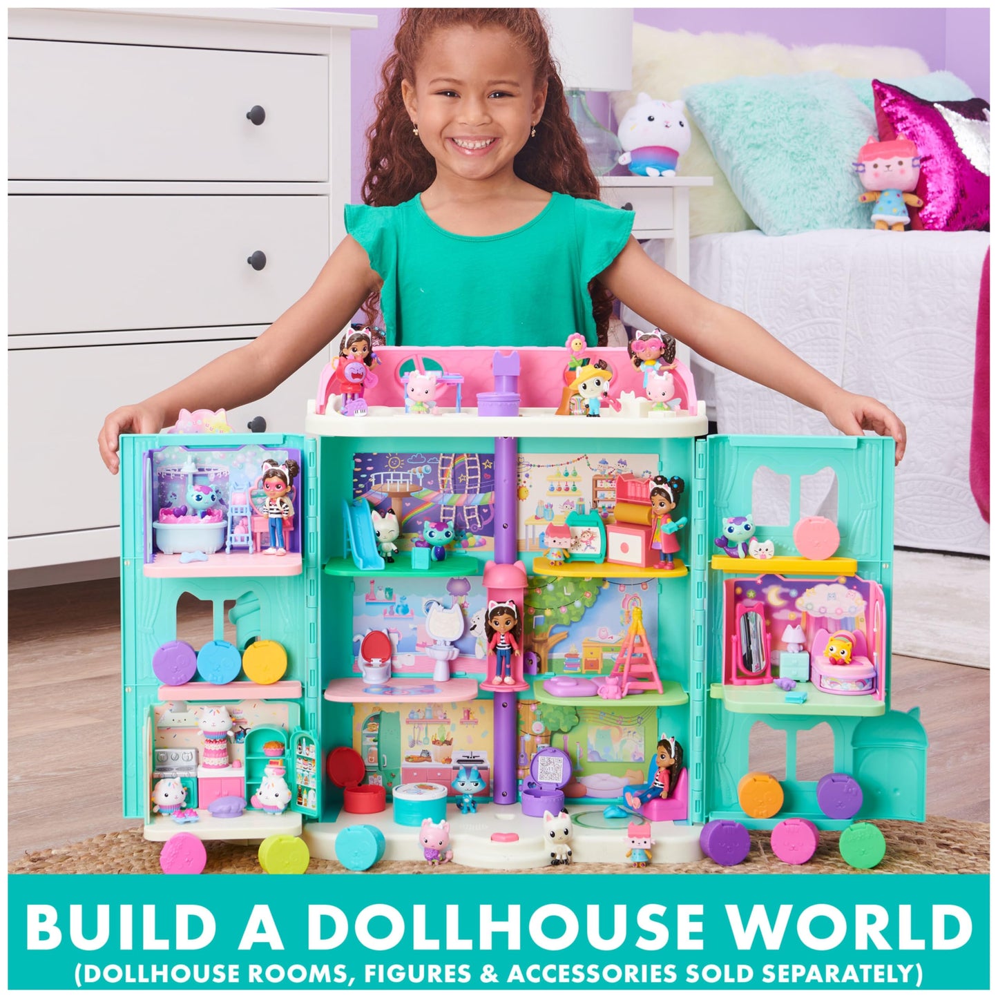 Gabby’s Dollhouse, 8-inch Gabby Girl Doll, Kids Toys for Ages 3 and up DREAMWORKS GABBY'S DOLLHOUSE