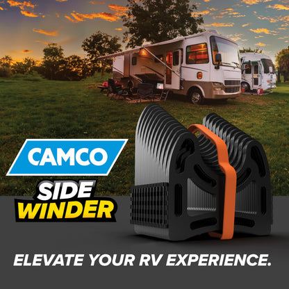 Camco Sidewinder 15-Ft RV Sewer Hose Support - Features Flexible Telescoping Design for Avoiding Obstacles & Deep Cradles Secure RV Sewer Hose - Out-of-The-Box Ready & Folds for RV Storage (43041) 🍁 All In One Marketplace Canada