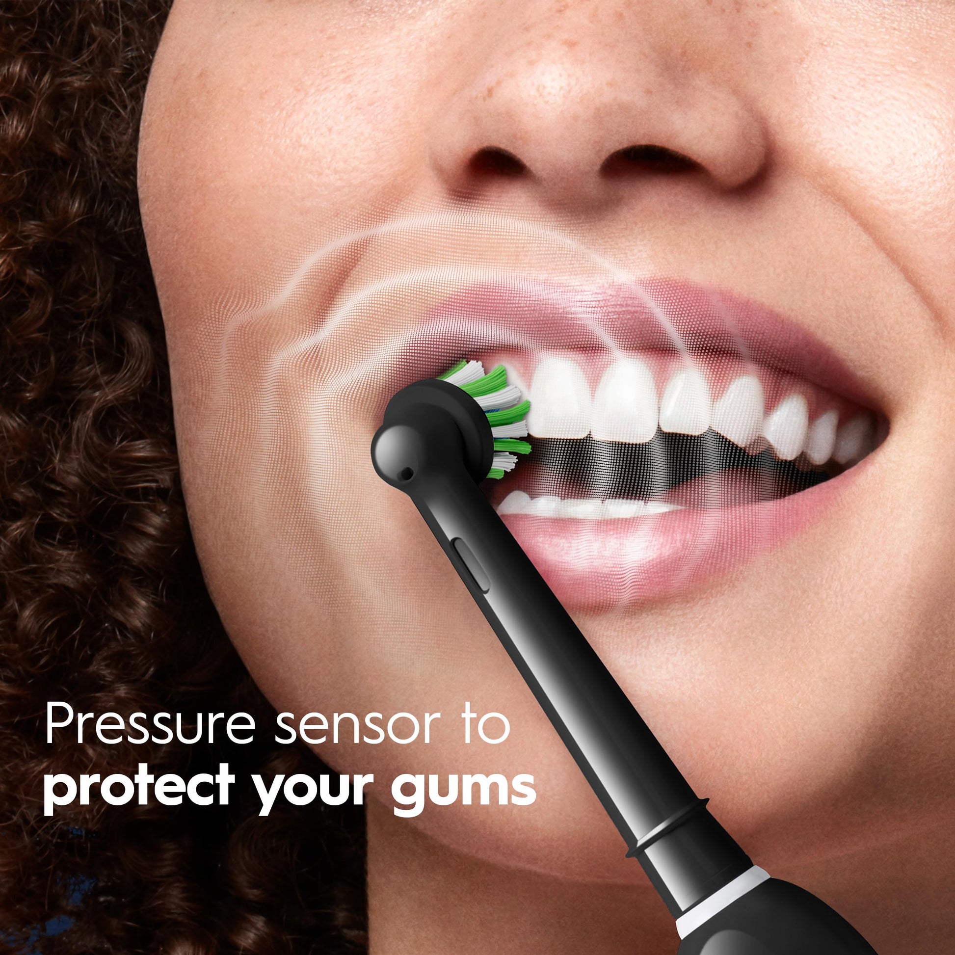 Oral-B Pro 1000 Electric Toothbrush, Black, Rechargeable Power Toothbrush with 1 Brush Head