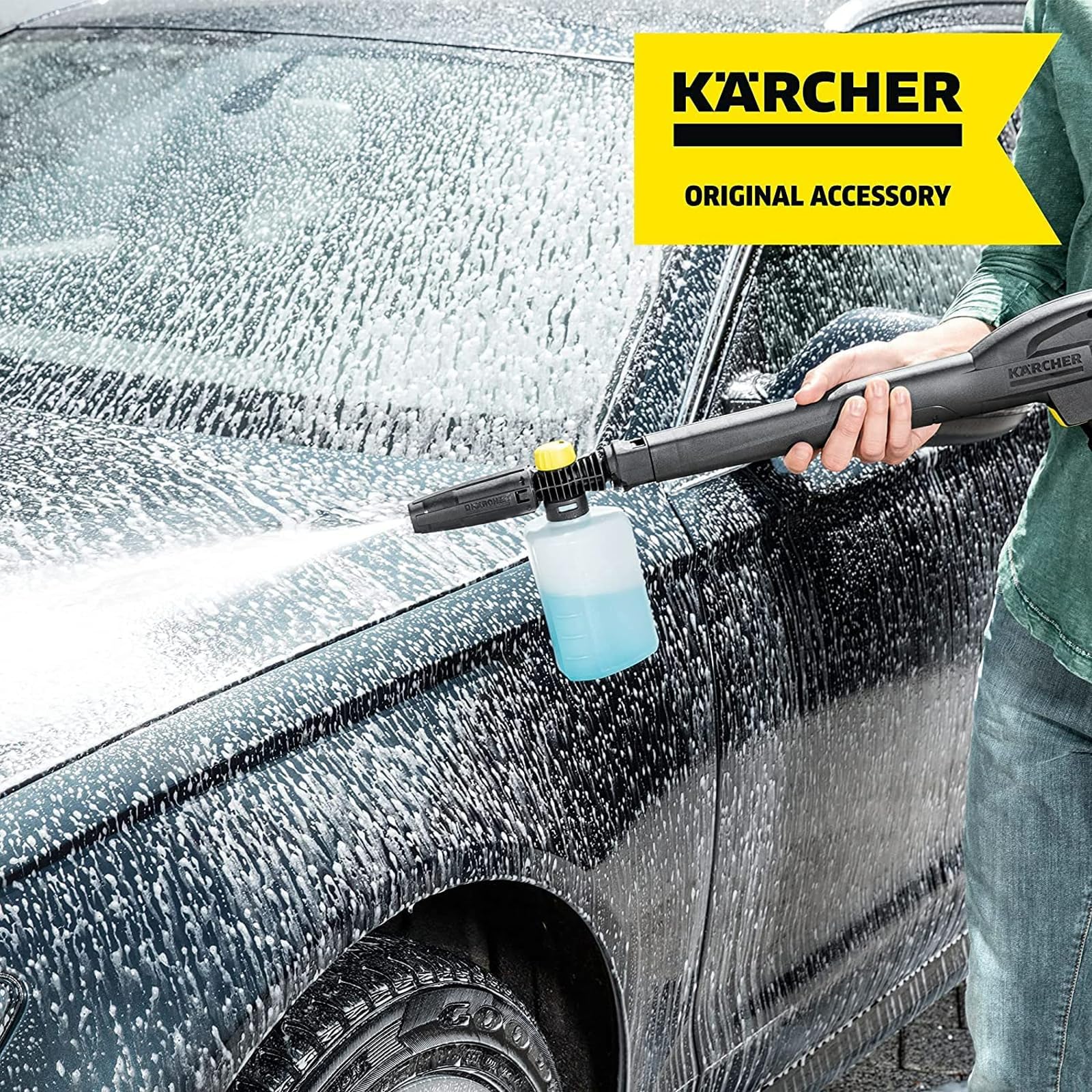 Kärcher FJ6 Foam Cannon for Karcher Electric Pressure Washers K1-K5 - Great for Cleaning Vehicles, Cars, Motorcycles, Bikes and More KÄRCHER
