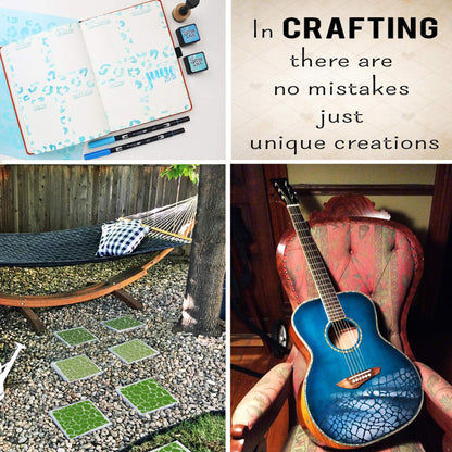 Stencils and Templates for Painting, Baking, Drawing - Stencils for Painting on Wood Signs, Furniture, Walls, Scrapbooking -DIY Cake Stencils for Decorating Includes Leopard Print & Honeycomb Stencil 🍁 All In One Marketplace Canada
