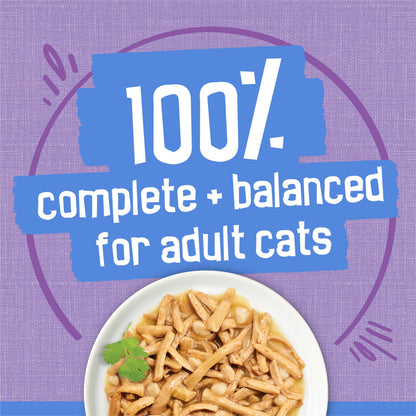 Friskies Shredded Wet Cat Food, Turkey & Cheese Dinner in Gravy - 156 g Can (24 Pack) 🍁 All In One Marketplace Canada