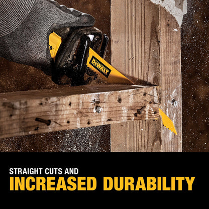 DEWALT Reciprocating Saw Blades, Bi-Metal Set with Case, 12-Piece (DW4892) - Available at All In One Marketplace Canada