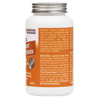 Permatex 24122 Silicone Ceramic Brake Lubricant, Orange, 236ml