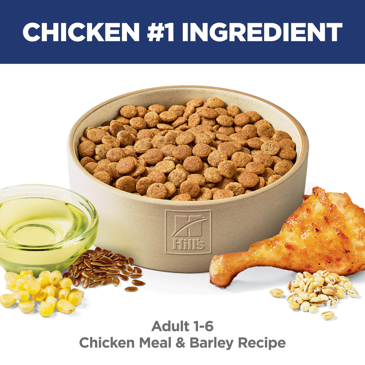 Hill's Science Diet, Adult 1-6, Dry Dog Food, Chicken Recipe, 15.9kg