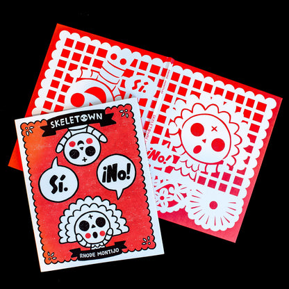 Skeletown : Oui. Non ! : Une drôle d'histoire d'amitié pour le Jour des Morts et Halloween – pour les enfants anglophones ou hispanophones de 4 à 8 ans