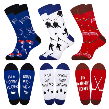 Moyel Hockey Socks Funny Gifts for Men Teen Boys Size 7-13 🍁 All In One Marketplace Canada