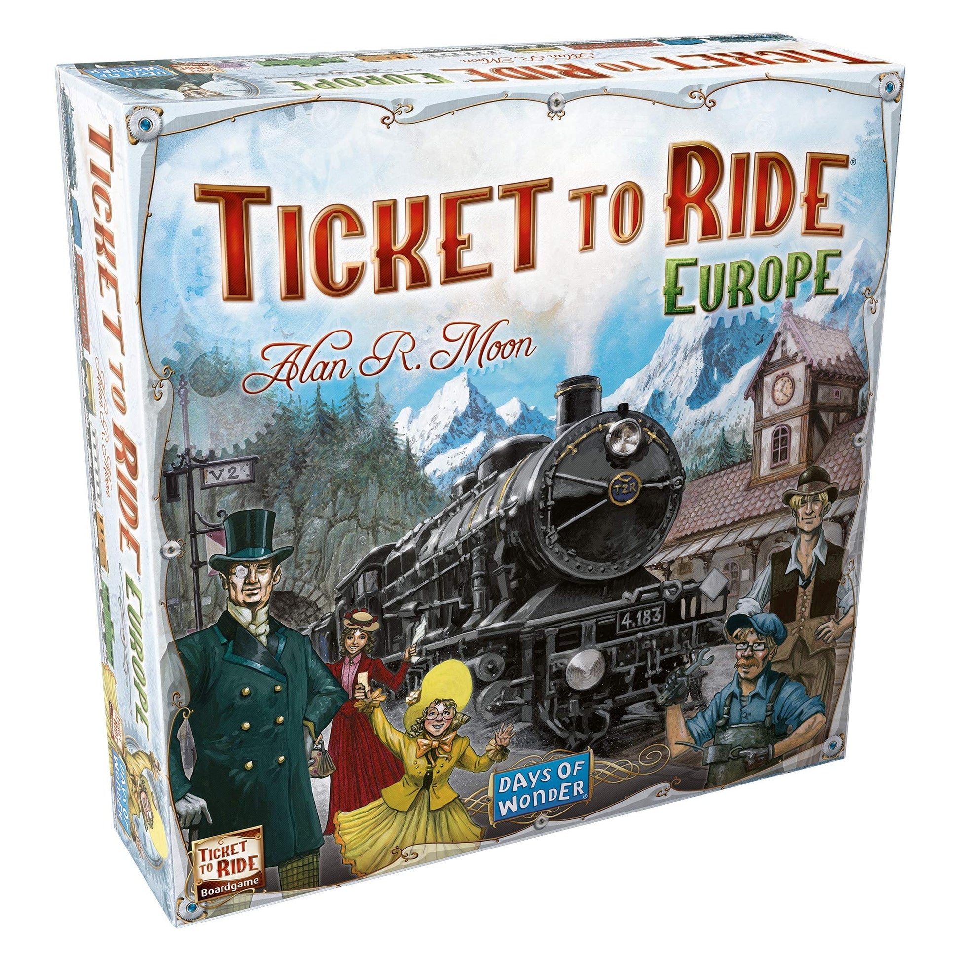 Ticket to Ride Europe Board Game | Family Board Game | Board Game for Adults and Family | Train Game | Ages 8+ | For 2 to 5 players | Average Playtime 30-60 minutes | Made by Days of Wonder Asmodee