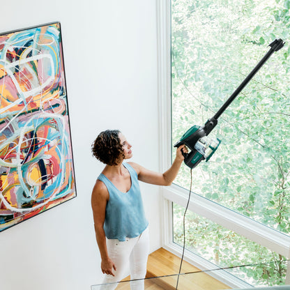 Shark Ultra Lightweight Corded Stick Vacuum with Easy Empty Cup, Fingertip Controls, Powerful Suction and Advanced Swivel Steering Over Hardwood Or Carpet (Emerald) CS110EMC (Canadian Version) 🍁 All In One Marketplace Canada