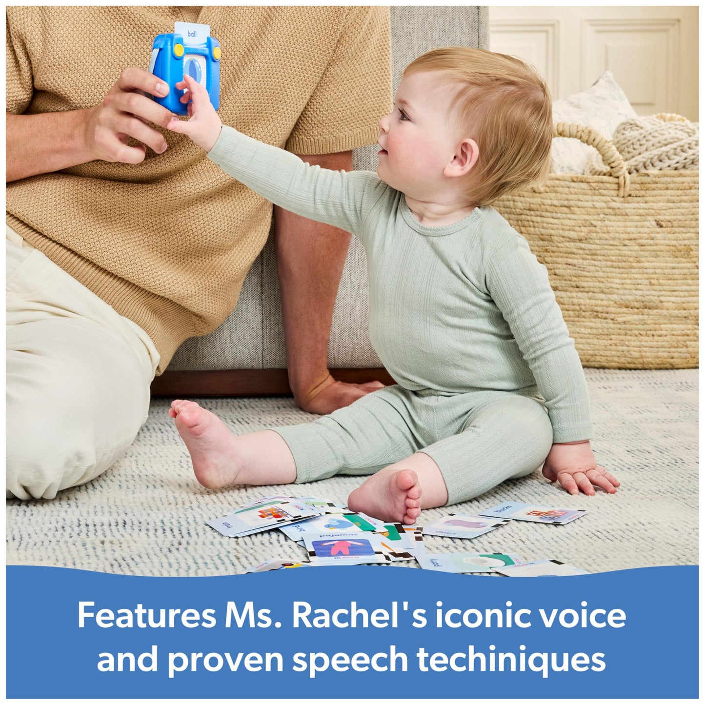 Ms. Rachel First Words Flash Cards, Electronic Card Reader, 100 Words 🍁 All In One Marketplace Canada