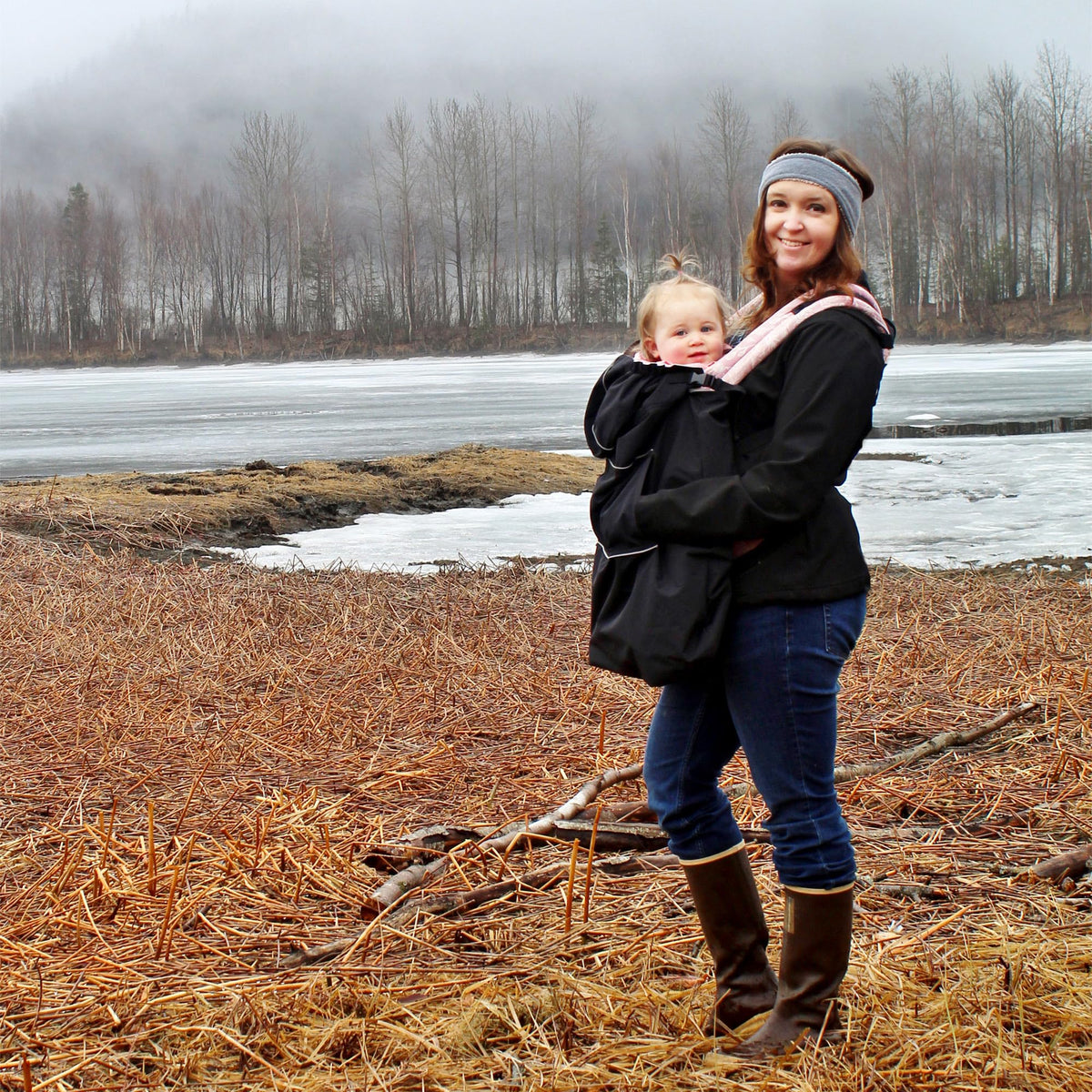 Jan & Jul Cozy-Dry Baby Carrier Rain Cover (Black, One Size) 🍁 All In One Marketplace Canada