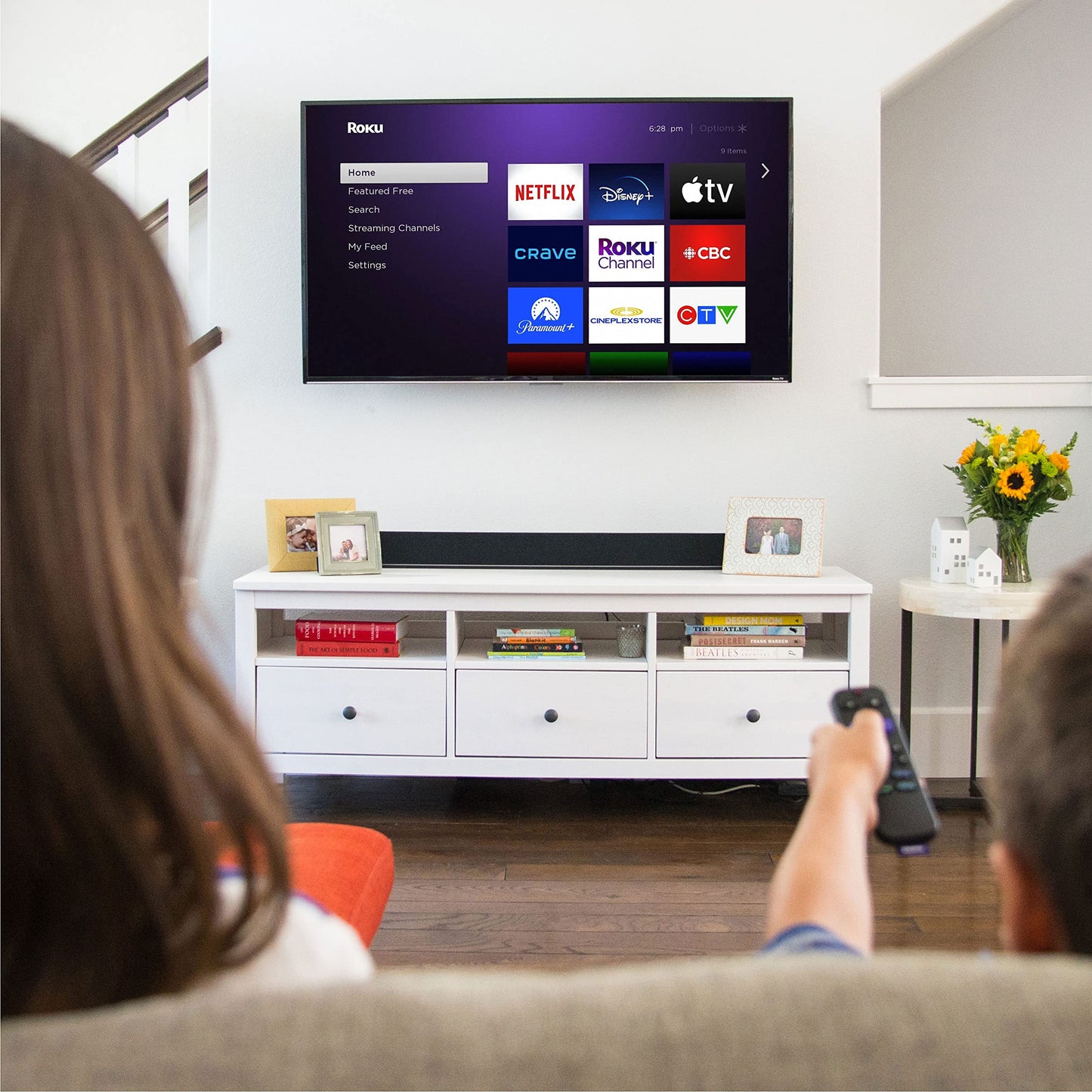 Roku Voice Remote (Official Manufacturer Product) for Roku Players, Roku Audio, and Roku TV
