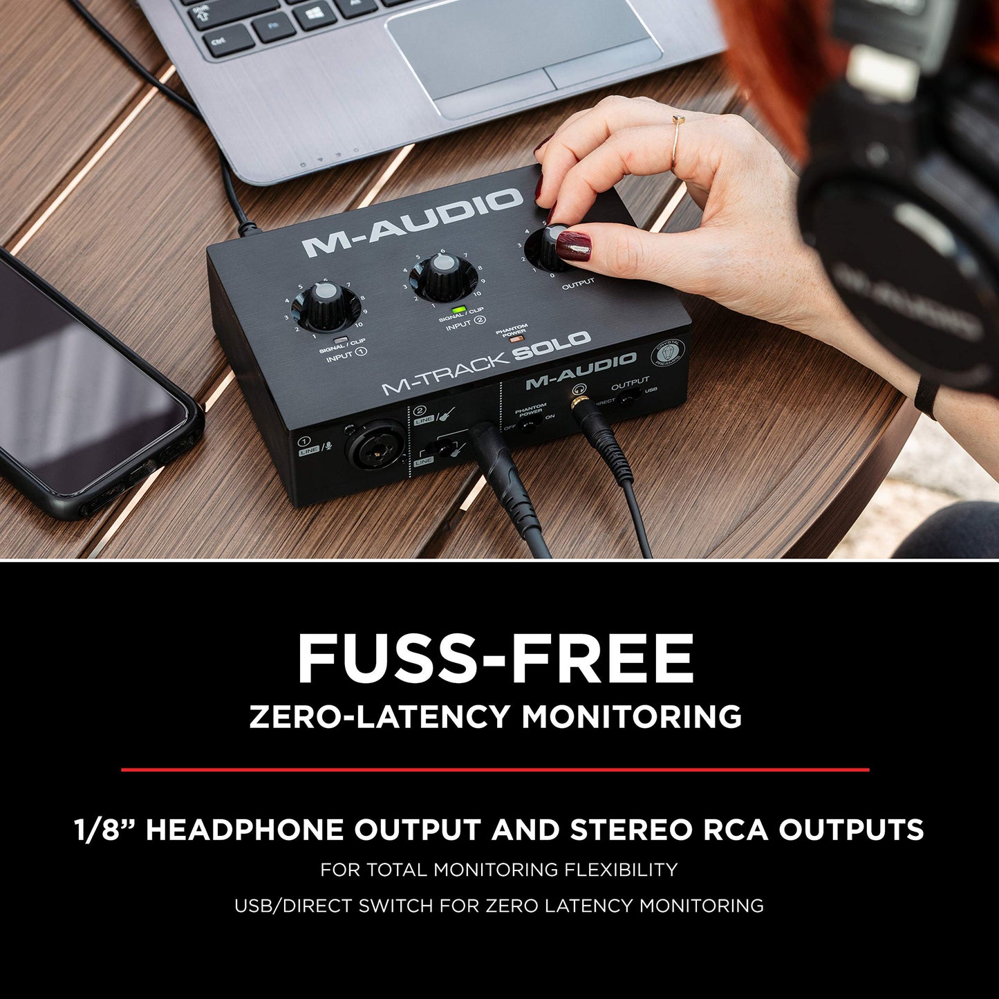 M-AUDIO M-Track Solo USB Audio Interface for Recording, Streaming and Podcasting with XLR, Line and DI Inputs, Plus a Software Suite Included 🍁 All In One Marketplace Canada