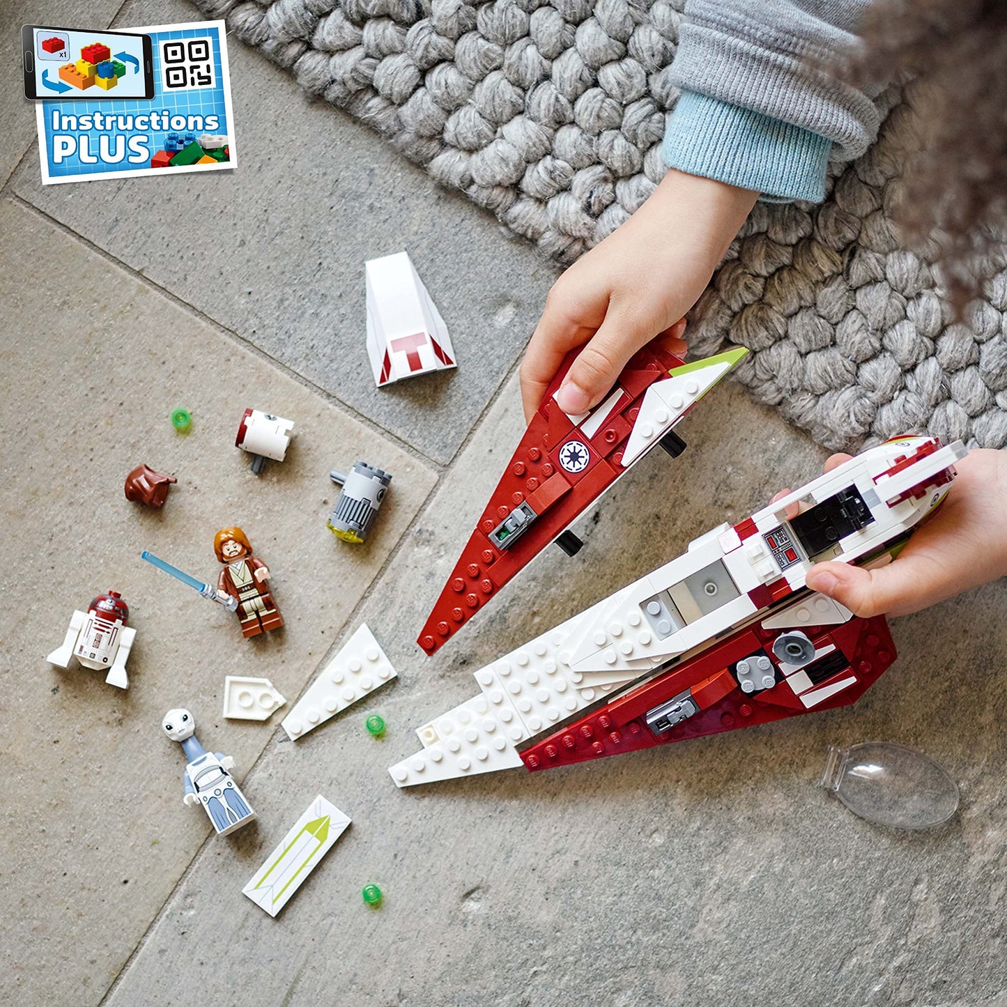 LEGO Star Wars OBI-Wan Kenobi's Jedi Starfighter 75333 Building Toy Set - Features Minifigures, Lightsaber, Clone Starship from Attack of The Clones, Great Gift for Kids, Boys, and Girls Ages 7+ 🍁 All In One Marketplace Canada