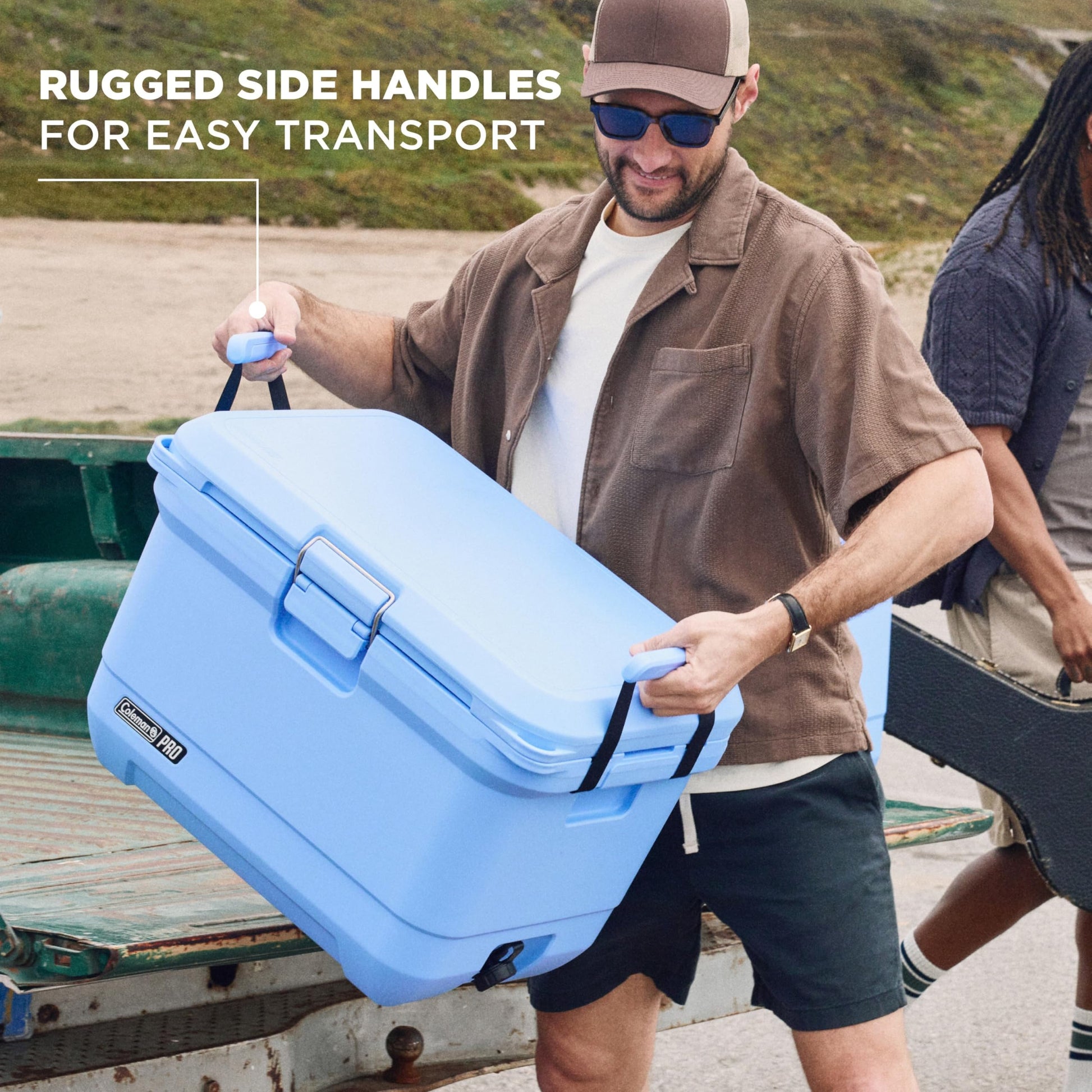 Coleman Pro 45-Quart Premium Hard Cooler, Heavy-Duty Ultra-Light Portable Cooler, Extra-Thick Insulation Keeps Ice up to 4 Days, 74-Can Capacity Coleman