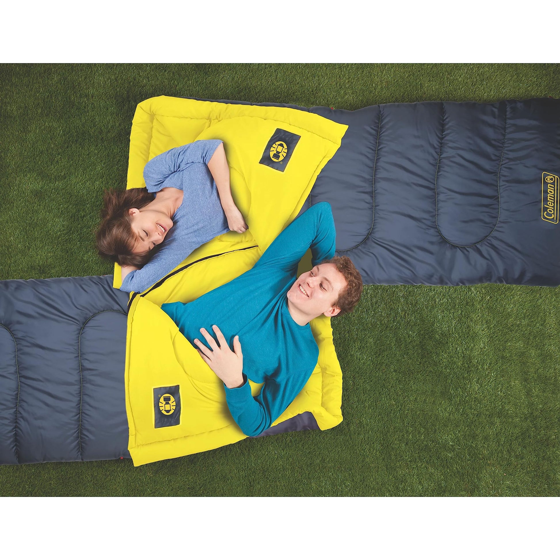 Coleman Palmetto Cool-Weather Sleeping Bag, 5°C Lightweight Camping Sleeping Bag for Adults, No-Snag Zipper with Stuff Sack Included Coleman