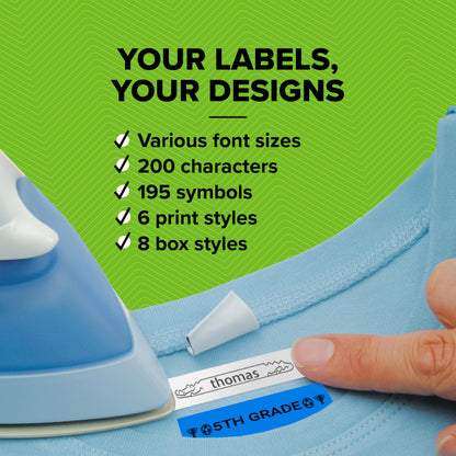 DYMO Label Maker with 3 Bonus Labeling Tapes, LetraTag 100H Handheld Label Maker & LT Label Tapes, Easy-to-Use, Great for Home & Office Organization DYMO