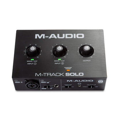M-AUDIO M-Track Solo USB Audio Interface for Recording, Streaming and Podcasting with XLR, Line and DI Inputs, Plus a Software Suite Included 🍁 All In One Marketplace Canada