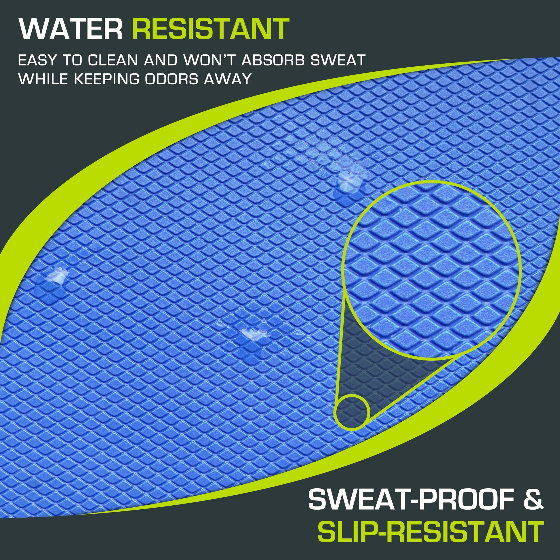 ProsourceFit Exercise Balance Pad – Non-Slip Cushioned Foam Mat & Knee Pad for Fitness and Stability Training, Yoga, Physical Therapy 15.5”x12.75” ProSource