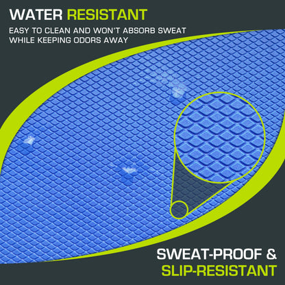 ProsourceFit Exercise Balance Pad – Non-Slip Cushioned Foam Mat & Knee Pad for Fitness and Stability Training, Yoga, Physical Therapy 15.5”x12.75” ProSource