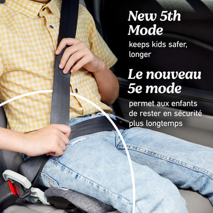 Graco 4Ever DLX Grad 5-in-1 Convertible Car Seat | Versatile, Comfortable, and Safe for Babies through Preteens | 1.8-54 kg (4-120 lb) | Harrison