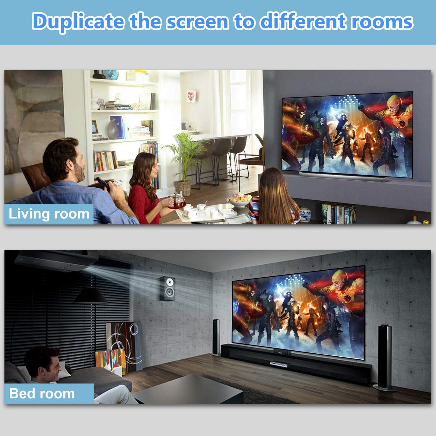 avedio links HDMI Splitter 1 in 2 Out [with 4FT HDMI Cable] 4K HDMI Splitter Duplicate/Mirror Screen Only (Not Extend), 1x2 HDMI Distributor Adapters (Copy 1 Source to 2 Displays at The Same Time)