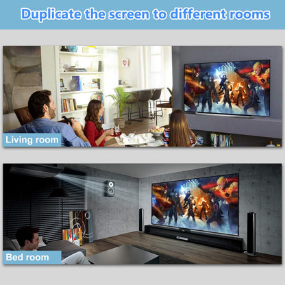 avedio links HDMI Splitter 1 in 2 Out [with 4FT HDMI Cable] 4K HDMI Splitter Duplicate/Mirror Screen Only (Not Extend), 1x2 HDMI Distributor Adapters (Copy 1 Source to 2 Displays at The Same Time)