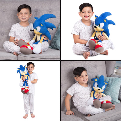 Franco Kids Bedding Plush Cuddle Pillow Buddy, One Size, Sonic The Hedgehog 🍁 All In One Marketplace Canada