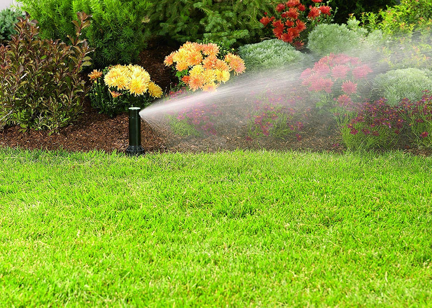 Orbit Watermaster 55461 Voyager 4-Inch Adjustable Pop-Up Gear Drive Sprinkler Head, 2-Pack Orbit