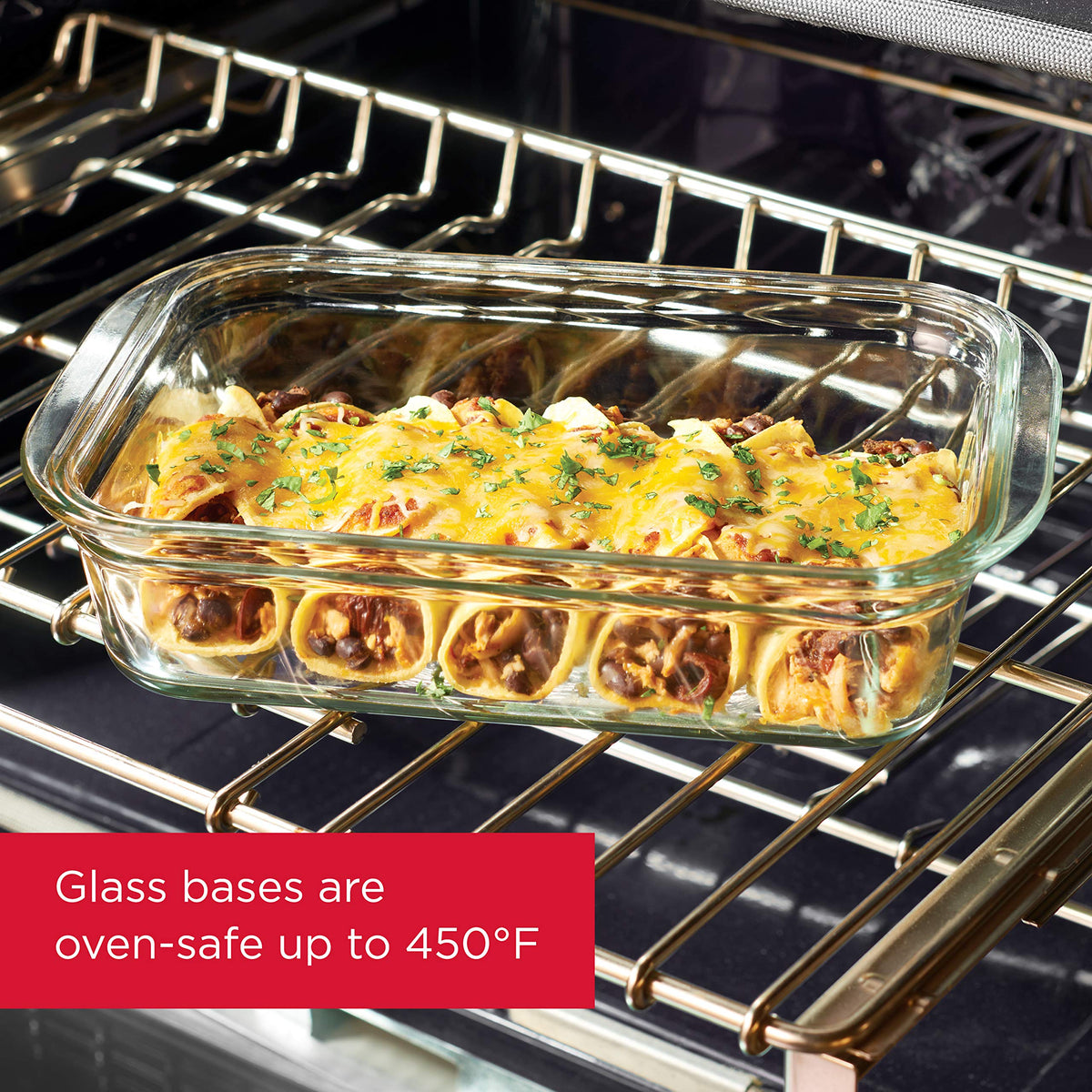 Rubbermaid Brilliance Glass 8-Piece Food Storage Container Set