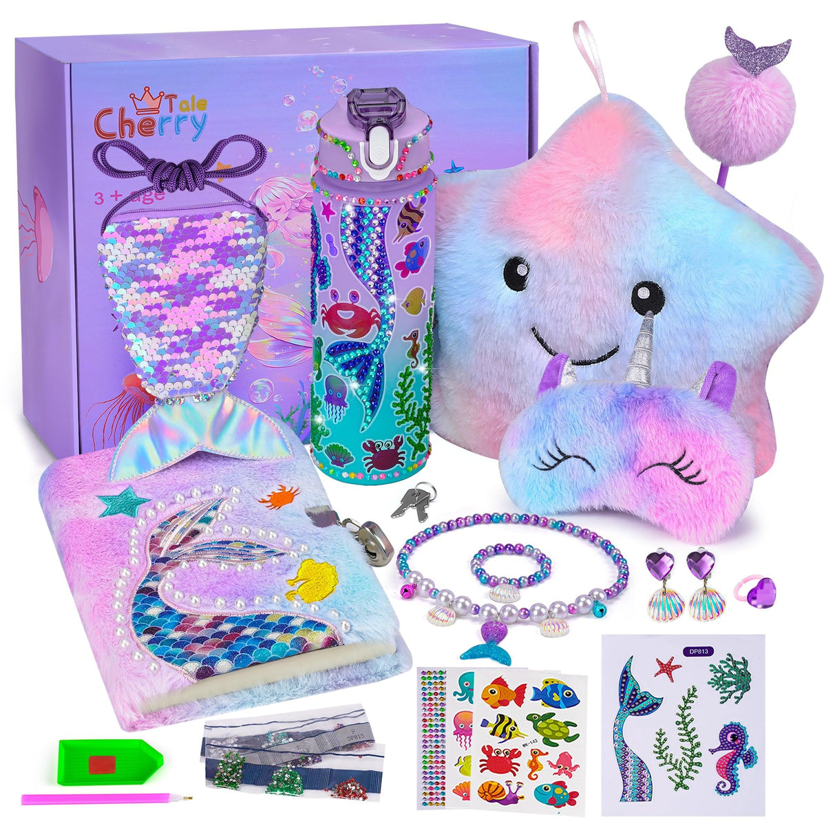 Cherry Tale Mermaid Gifts for Girls 4-6, Mermaid Toys for Girls Age 6-8 9+ 🍁 All In One Marketplace Canada