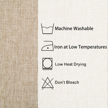 Hiasan Faux Linen Rectangle Tablecloth - Wrinkle Free, Washable Rust-Proof Rectangle Table Cloth for Kitchen Dining Room Holiday Table Cover for Party Dinner, Farmhouse, Beige, 54 X 80 Inch 🍁 All In One Marketplace Canada