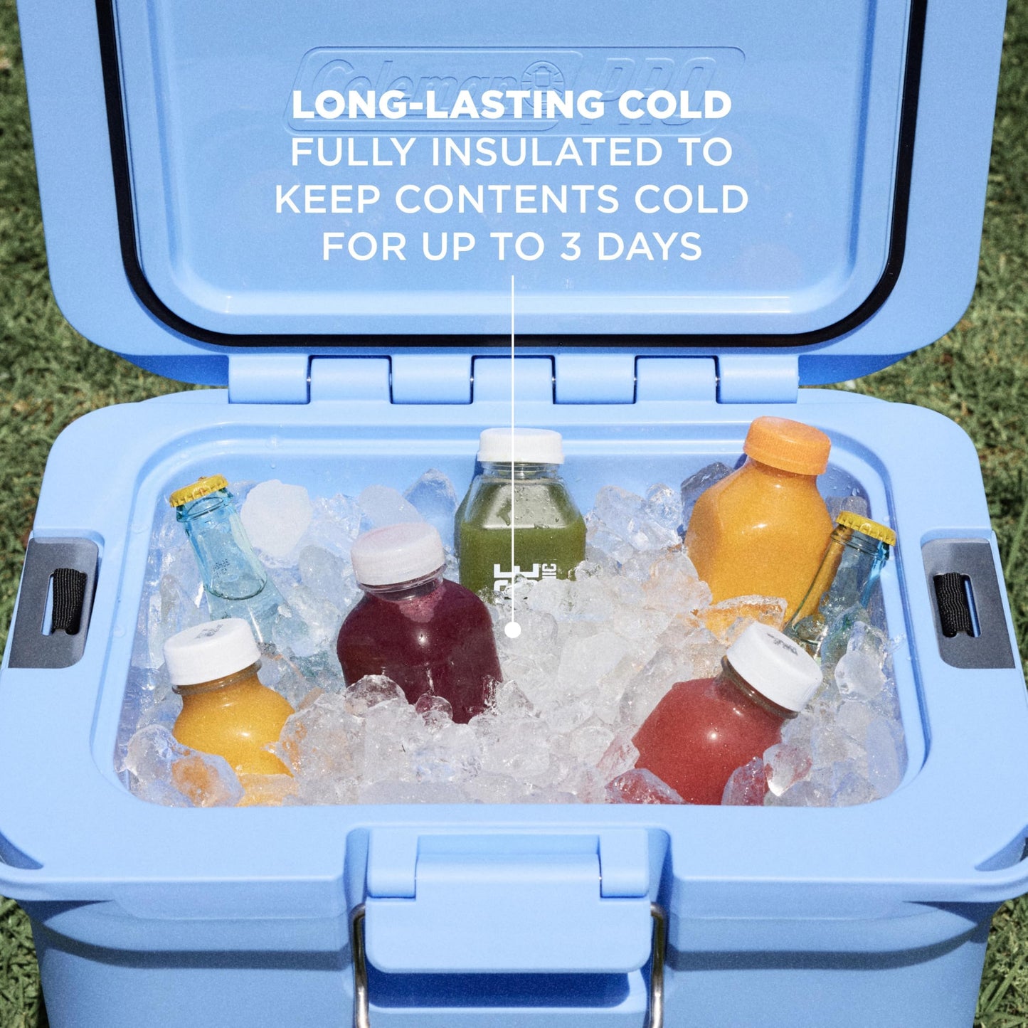 Coleman Pro 25-Quart Premium Hard Cooler, Heavy-Duty Ultra-Light Portable Cooler, Extra-Thick Insulation Keeps Ice up to 3 Days, 36-Can Capacity Coleman