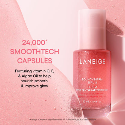 LANEIGE Bouncy & Firm Serum: Korean Slow Aging Collagen Serum with Peptides for Plumping, Firming, & Hydrating - Available at All In One Marketplace Canada