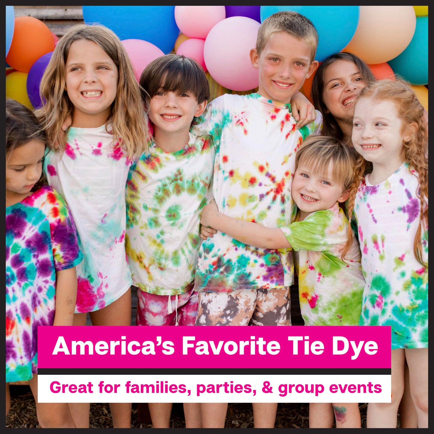 TULIP 34723 One-Step Tie Dye Party Kit - Available at All In One Marketplace Canada