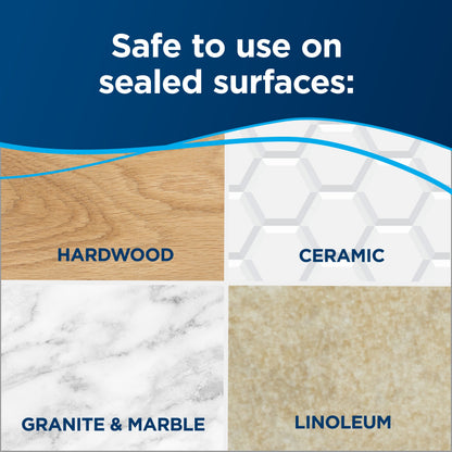 BISSELL PowerFresh Steam Mop with Natural Floor Sanitization, Kills 99.9% of Germs Without Chemicals, Flip-Down Scrubber, SmartSet Steam Control, Hardwood Tile and Sealed Floor Cleaner, 19401 - Available at All In One Marketplace Canada