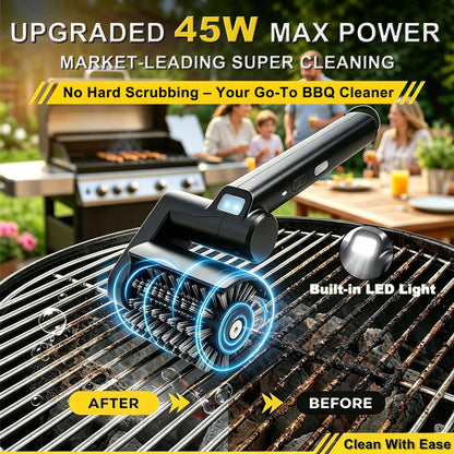 Gifts for Men Rechargeable Electric BBQ Brush Cordless Grill Cleaner with LED Light, Christmas Stocking Stuffers for Men Dad Husband Boyfriend, Ideal for Father’s Day Valentine's Day 🍁 All In One Marketplace Canada